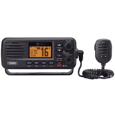 TXM85 — Radio VHF Marino Profesional 25W IPX7 Sumergible | TXPROMARINE