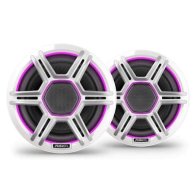 Altavoz Coaxial de 6.5 Pulgadas / Tecnología CURV® / 75 W RMS / IP66/IP67 / Iluminación LED CRGBW / Conector Resistente al Agua / Garantía de 3 Años