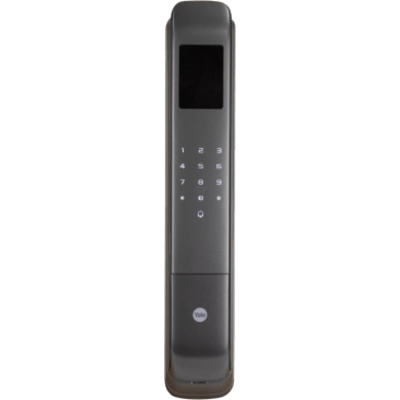 Cerradura Digital Cornelius / Reconocimiento Facial 3D / Sensor de Huella con IA / Capacidad de 100 Huellas, 20 Face ID, 100 Tarjetas MIFARE / Doble Verificación / Bloqueo Automático / Modo Niños / IP54 / Aleación de Aluminio