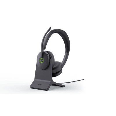 Diadema Bluetooth Yealink BH74 con Cancelación Activa de Ruido Híbrida, Base de Carga y Tecnología Acoustic Shield 3.0. - Toer