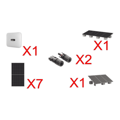 Kit Solar Interconexion  / 4 kW  220Vca / Inversor HUAWEI/ Montaje Incluido - Toer