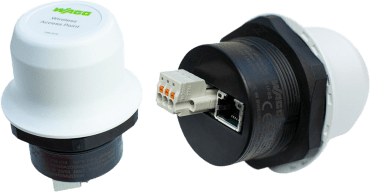Punto de Acceso Inalámbrico Industrial / WLAN IEEE802.11a/b/g/n/d/r / Bluetooth 2.1 y 4.0 Low Energy / Pasarela ETHERNET PROFINET-Modbus TCP / Montaje Pasamuros M50 / IP67 Exterior / 19-36VCC / -40°C a +65°C