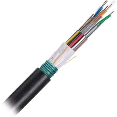 Cable de Fibra Óptica de 12 Hilos, OSP (Planta Externa), Armada, 250um, Monomodo OS2, Precio Por Metro