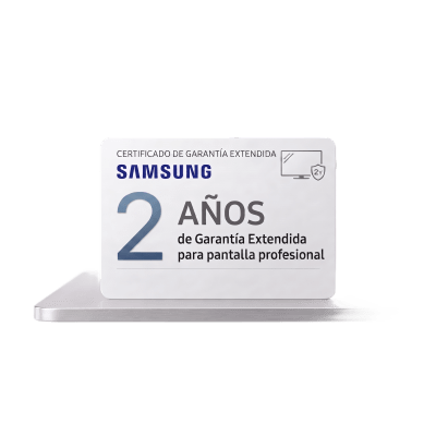 Extension de garantia 2 años adicionales para pantallas profesionales modelo BE65F
