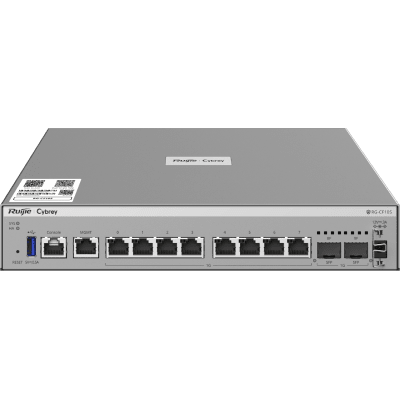 Firewall Next Generation / Empresarial / Alto Rendimiento 7 Gbps / Protección de Amenazas 500-700 Mbps / Gestión Cloud / 8 Puertos RJ45 + 2 SFP / Rack 1U / AI-Powered Security