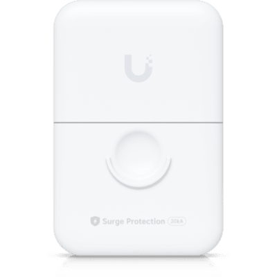 Protector Contra Descargas Ethernet Ubiquiti UACC-ETH-SP-Pro 10Gbps con Soporte PoE e IPX5