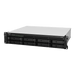Servidor de Almacenamiento en Red Synology RackStation RS1221RP+ | 8 Bahías | Expandible a 12 Bahías | CPU AMD Ryzen V1500B | 4 GB DDR4 ECC | RAID Soportado | 10/25GbE | Virtualización Certificada | Protección de Datos Integral - Toer