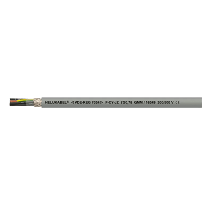 Cable de Control y Conexión PVC 4x18 AWG / Blindado / 300/500 V / Cumplimiento DIN VDE 0285-525-2-51 / Para Uso en Interiores / Transmisión de Señales y Control