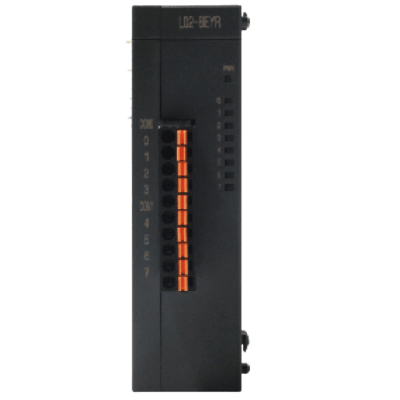 Módulo de Expansión PLC / 8 Salidas Digitales Relevador / Contacto Seco 250V AC / 30V DC / 2A por Canal / Terminales Push-type / Riel DIN 35 mm
