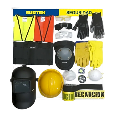 Tabla Exhibidora de Equipo de Seguridad.