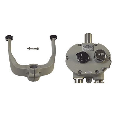 Soporte Repetidor MB / Montaje en Pared para Repetidores AR81 o AR83 / Caja de Conexión con Interruptor On/Off / Regulador de Intensidad de Luz Integrado / Montaje Fijo con Ángulo Ajustable