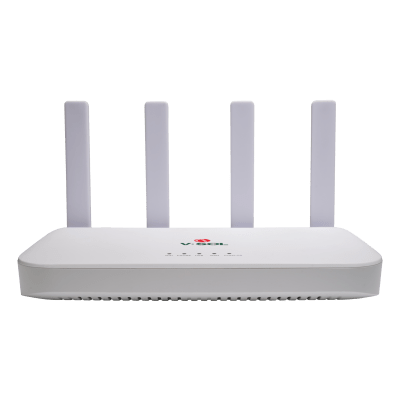 ONU GPON/EPON con Wi-Fi 6 AX1500 / Wi-Fi Doble banda 2.4 y 5 GHz / 4 Puertos Gigabit / Puerto PON SC/UPC