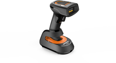 Lector de Código Inalámbrico / Resolución 0.3 MP - 1.3 MP / 1D y 2D / Algoritmo Inteligente / Batería 2700 mAh / IP42 / Alcance Inalámbrico 80 m / 2.4 G - Toer