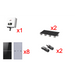 Kit Solar Interconexion 5kW 220Vca / Inversor AFORE / 8 Paneles de 640W / Montaje Incluido - Toer