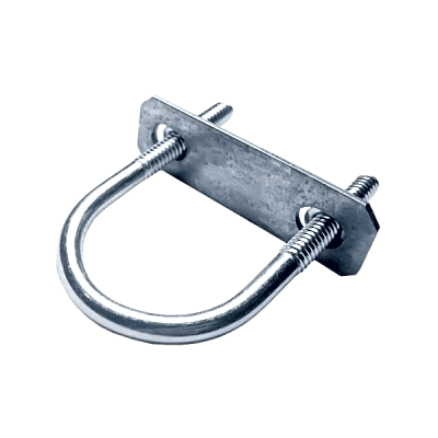Abrazadera Roscada Tipo U 120 Ligera de 76 mm ( 3") / Cuerda 3/8"