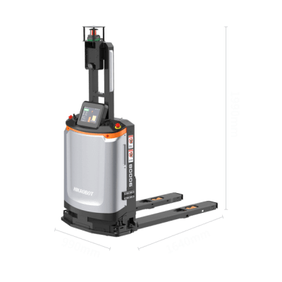 Robot Móvil Montacargas MR-F3-3000-HI(CE) / Carga Máxima 3000 kg / Velocidad Máxima 1.6 m/s / Navegación SLAM / Protección Láser e Infrarrojo / Autonomía 6-8 Horas / Carga Lateral / Wi-Fi