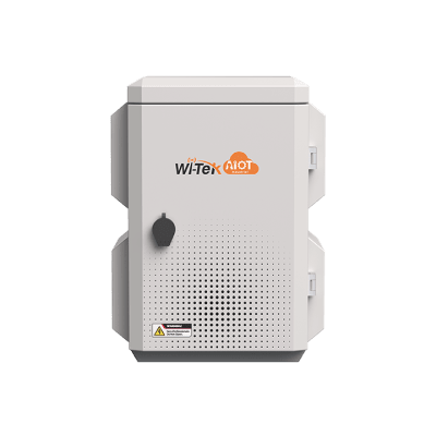 Gabinete de Acero Ventilado para Exterior con Rieles DIN y 4 Placas Laterales para Montaje de Equipos por Fuera