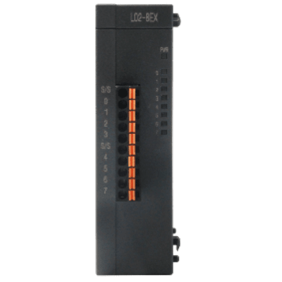 Módulo de Expansión PLC / 8 Entradas Digitales / Alta Velocidad < 1 ms / Sink-Source NPN-PNP / Diseño Slim 25 mm (0.98 in) / Serie S Coolmay
