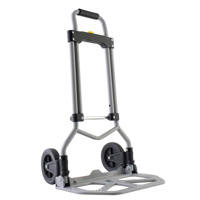 Diablo Plegable / Capacidad 60 kg / Jaladera de Hule Espuma / Botón Despliegue Rápido / Base Acero Antiderrapante / Llanta Hule Duradera / Transporte Compacto - Toer