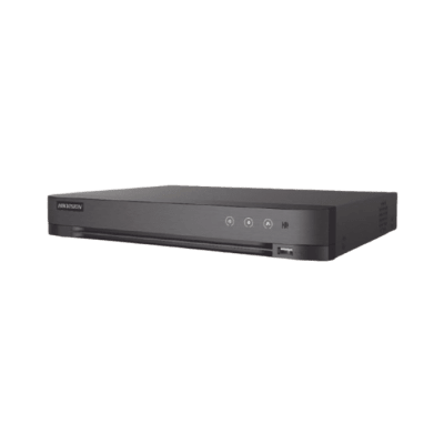 DVR 16 Canales TURBOHD + 8 Canales IP / 5 Megapixel Lite - 3K Lite / Salida Independiente HDMI - VGA / Audio de Dos Vías por Coaxitron / Reconocimiento Facial / ACUSENSE (Evista falsas alarmas) / 1 Bahía de Disco Duro / Salida de Video en Fu - Toer