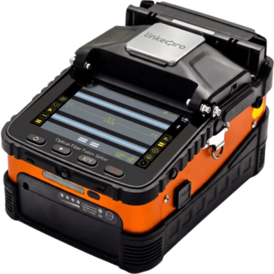Fusionadora de Fibra Óptica Multimodo y Monomodo / 6 Motores / Alineación por Núcleo