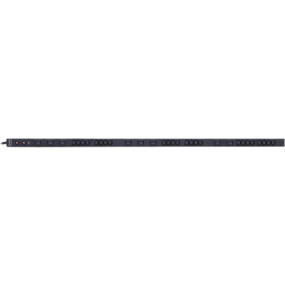 PDU Básico para Distribución de Energía, Entrada 200-230 Vca NEMA L6-30P, Con 24 Tomas C13 y 8 C19, de Instalación Vertical, 30 Amp, 220 Vca