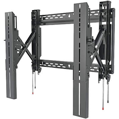 Soporte de Pared Universal Tijera SmartMount / Extensión 12 pulgadas (305 mm) / Carga Máxima 200 lb (90.7 kg) / Ajuste Tilt +15°/-2° con IncreLok / Patrón VESA 200x100 a 600x600 mm / Apertura Abierta para Cajas Empotradas / In