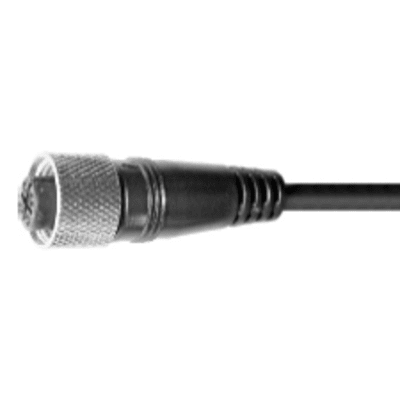 Conector M12 Hembra Recto / 4 Pines / 3 Hilos / Longitud Cable 2 Metros / IP67 Resistente a Polvo y Agua