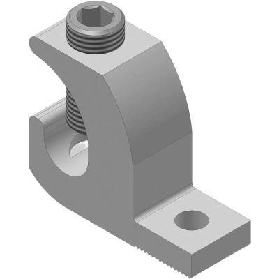 Conector Lay-in de Aluminio / 3/0-6 AWG / Terminal 0.33" (8.38 mm) / Estañado / Dual Cobre-Aluminio / 90°C / UL-CSA