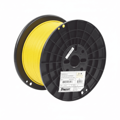 Bobina de Cable UTP de 4 Pares, Vari-MaTriX, Cat6A, 23 AWG, CMR (Riser), Color Amarillo, 305m - Toer