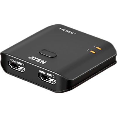 Splitter HDMI 2 Puertos 8K | 48 Gbps | 8K @ 60Hz y 4K @ 120Hz | EDID Sync | HDR10+ | VRR | ALLM | HDCP 2.3 | Audio LPCM 7.1 | Diseño Compacto