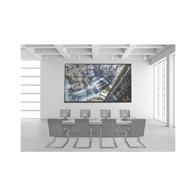 Kit Videowall 3X3 / Incluye 9 Pantallas de 55" / Decoder / Bases de Pared / Accesorios de Instalación - Toer
