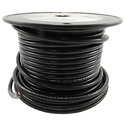 Cable Primario Marino Color Rojo Calibre 8 AWG / 100 Pies Rollo / PVC Retardante de Llama Negro / Cobre Estañado Clase K / 600V 105°C / Cumple UL 1015-1028-1230-1231