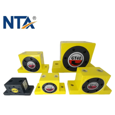 Vibrador Neumático de Turbina NTA-G06T / Puerto G1/8 / Accionamiento Neumático / Alta Frecuencia de Vibración / Para Aplicaciones Industriales