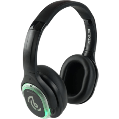 Auriculares Receptores para Discoteca Silenciosa / 3 Canales / Sonido Hi-Fi / LED Tricolor / Alcance 300 m (984.3 ft) / Batería 12 Horas / Compatibles con TA003