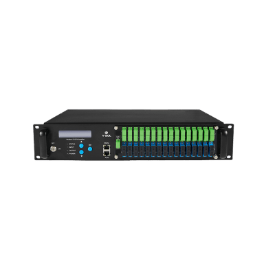 Amplificador Óptico EYDFA de 32 Puertos de 1550nm