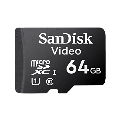 Sandisk Video Ultra SDXC UHS-I/Class 10 MSD SDSDQAS4-064G-BP - Toer
