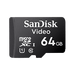 Sandisk Video Ultra SDXC UHS-I/Class 10 MSD SDSDQAS4-064G-BP - Toer