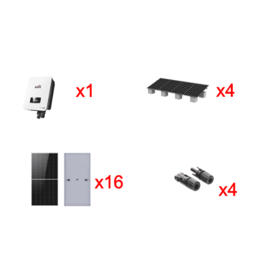 Kit Solar Interconexion  / 10kW  220Vca / Inversor AFORE / Montaje Incluido - Toer