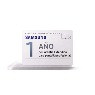 Extension de garantia 1 año adicional para pantallas profesionales modelo BE65F
