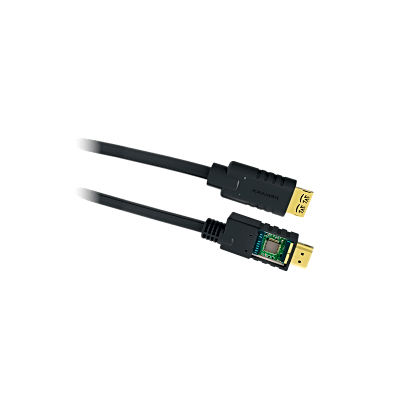 Cable HDMI Activo 4K a 60Hz | HDR, Triple Blindaje, K-Lock | CA-HM (25 mts / 82 ft)