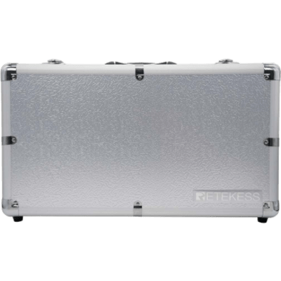 Estuche de Carga Portátil / 30 Ranuras / Carga Simultánea para 30 Dispositivos / 28 Contactos de Carga para Receptor TT126R / 2 Puertos USB para Transmisor TT126 / Carga por Contacto