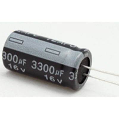 Capacitor Electrolítico 3300MF, 16 V. - Toer