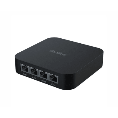 Switch PoE compacto RCH40-E2 para Conectar y Alimentar Múltiples Dispositivos de Videoconferencia Yealink