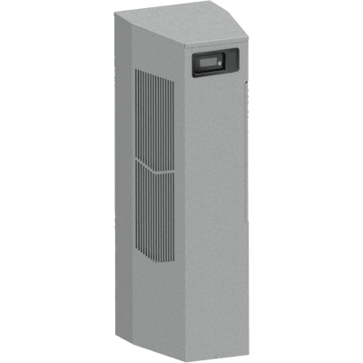 Aire Acondicionado Narrow SpectraCool Interior / 8000 BTU / 115 Vca / 1 Fase / Refrigerante R513A / Acero / Gris Claro RAL 7035 / NEMA 4 / 3R / -40 a 55°C / Montaje Muro Lateral