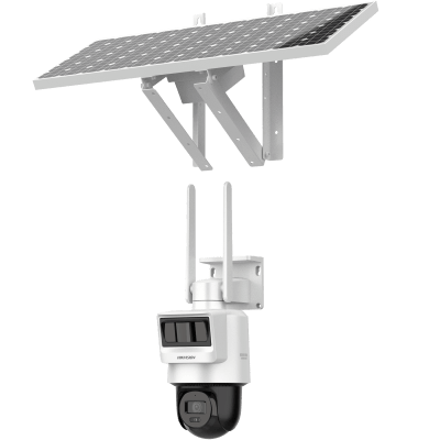 Kit Solar IP All in One / Doble Detección (Radar + PIR) / PT IP 4 Megapixel / Lente 2.8 mm / Panel Solar / Batería de Respaldo de Litio 90Wh (Hasta 2 días) / Conexión 4G / Audio de Dos Vías / Accesorios de Inst. / Direc - Toer