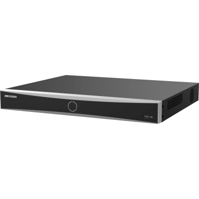 [Acusearch] NVR 12 Megapixel (4K) / 16 canales IP / AcuSense (Evita Falsas Alarmas) / Reconocimiento Facial / 2 Bahías de Disco Duro / HDMI en 4K / Sin Puertos PoE+ / Alarmas I/O - Toer