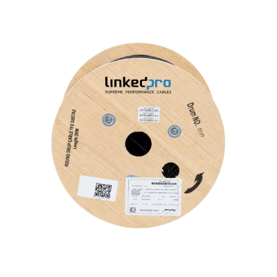 Carrete de 2 km de Fibra Óptica Tipo Drop Redonda (Figura 0) G.657A2, Monomodo, 1 Hilo, Forro de 3 mm