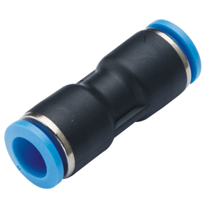 Conector de Inserción Neumático / Unión Recta / Diámetro Exterior Tubo 8 mm / Para Sistemas Neumáticos