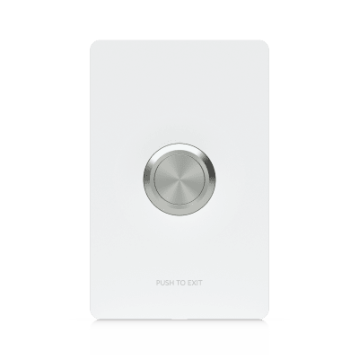 UniFi Access Button Botón de petición de salida táctil con luz indicadora LED, para control de acceso (requiere UA-Hub)